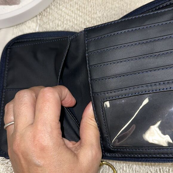 Fossil Wallet Wristlet Passport Holder Bundle PVC Blue Turquoise Multicolored - Picture 14 of 16